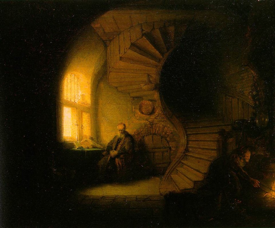 Philosopher in Meditation, Rembrandt van Rijn, 1632