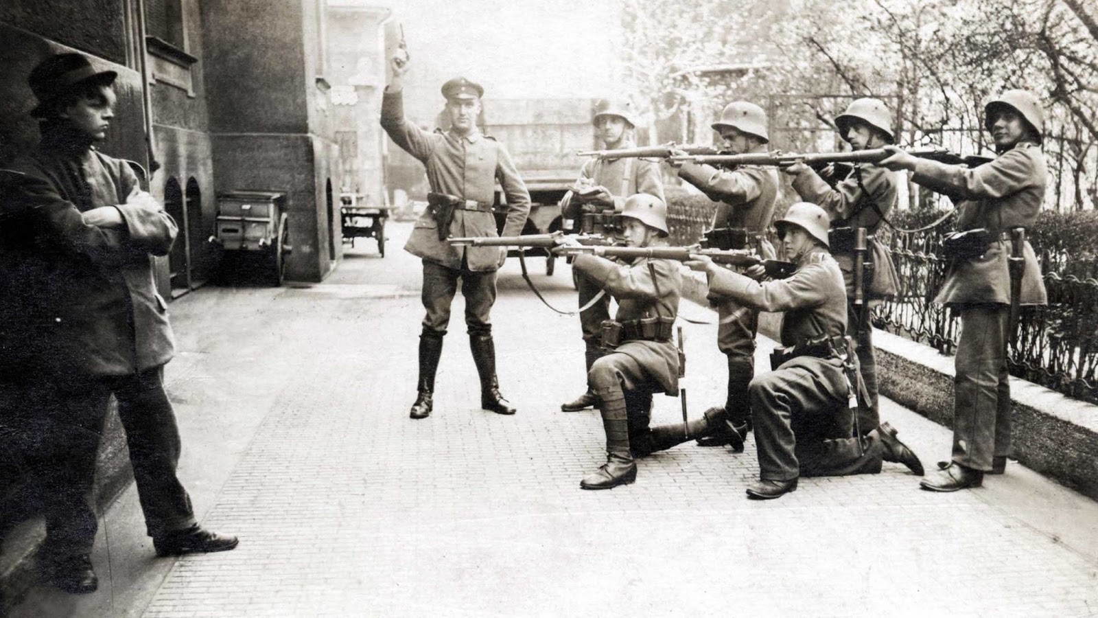 Execution of a German Communist in Munich, 1919