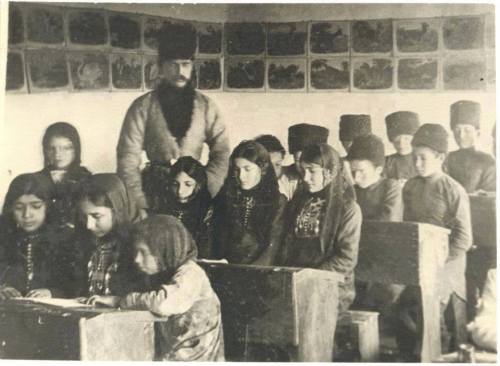 A Circassian school in the Ottoman empire, at the Black sea coast around 1900