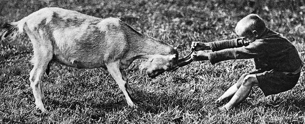 Odd-Vintage-Snapshots-of-People-and-Animals-Thats-Just-Unexplainable-3 (2)