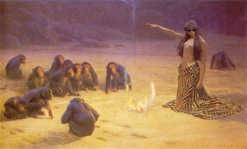 John Charles Dollman (1851–1934) "The Unknown" (1912)